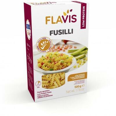 Макаронные изделия с низким содержанием белка 500г (Fusilli) Flavis