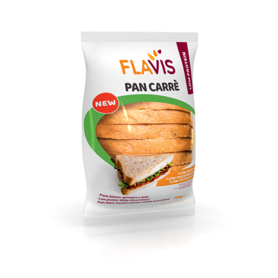 Белый нарезанный хлеб с низким содержанием белка 400г (Pan Carre) Flavis